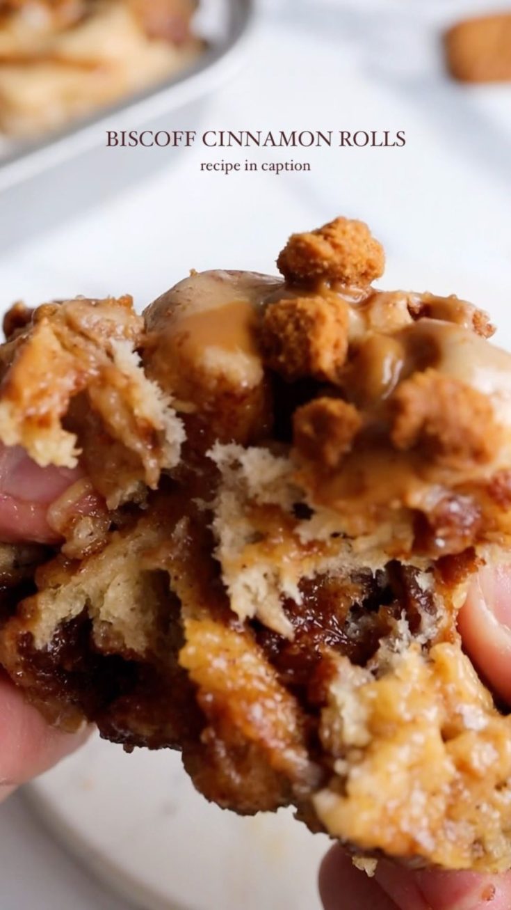 Biscoff Cinnamon Rolls
