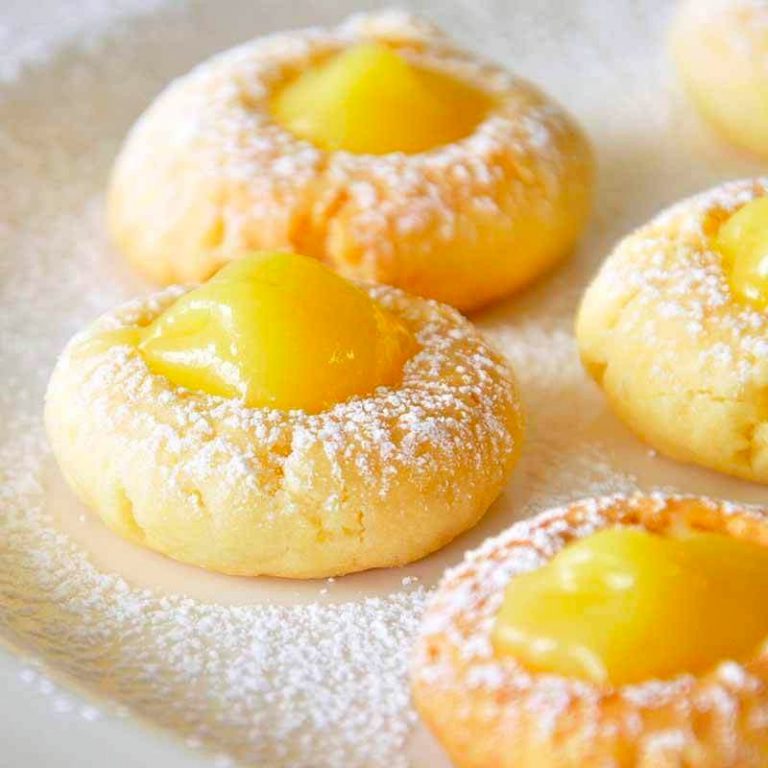 Easy Lemon Curd Cookies