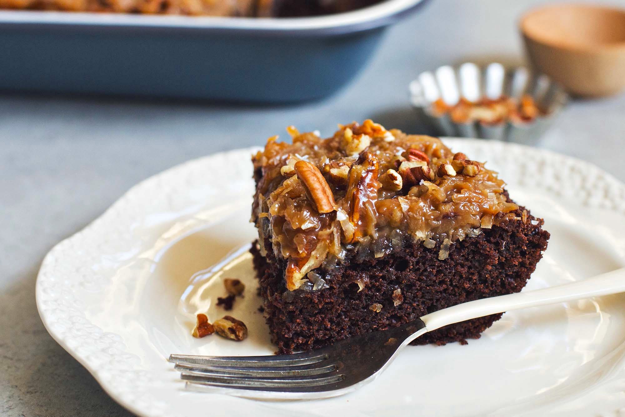 Best Ever German Chocolate Sheet Cake Recipe - Maria's Kitchen