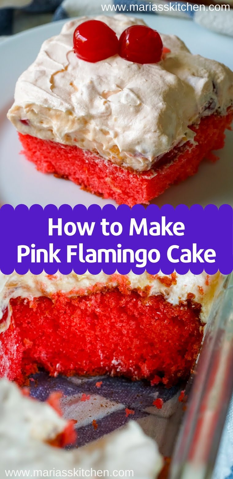 How to Make Homemade Pink Flamingo Cake - Maria's Kitchen