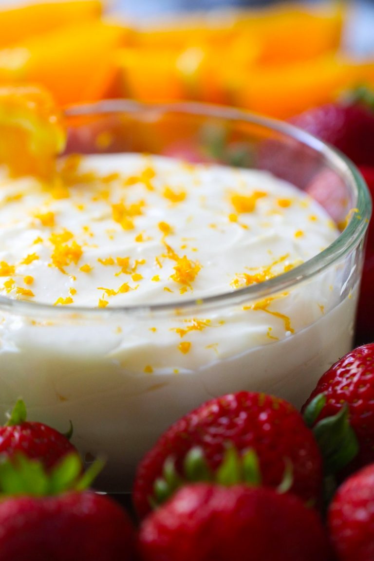 Orange Creamsicle Fruit Dip Recipe Maria's Kitchen