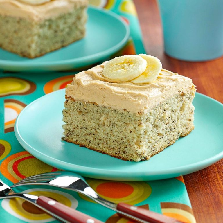 Moist and Dense Potluck Banana Cake ( Easy Quick Dessert ) Maria's