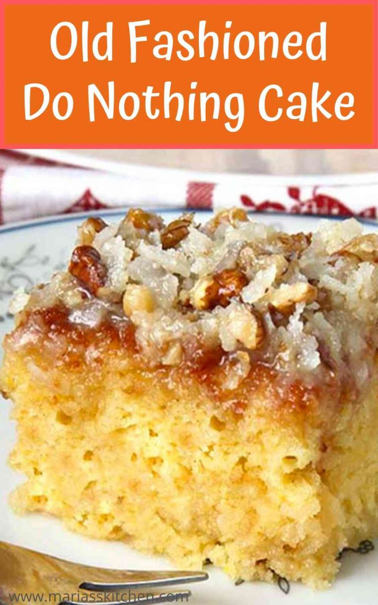 Do Nothing Cake Maria's Kitchen