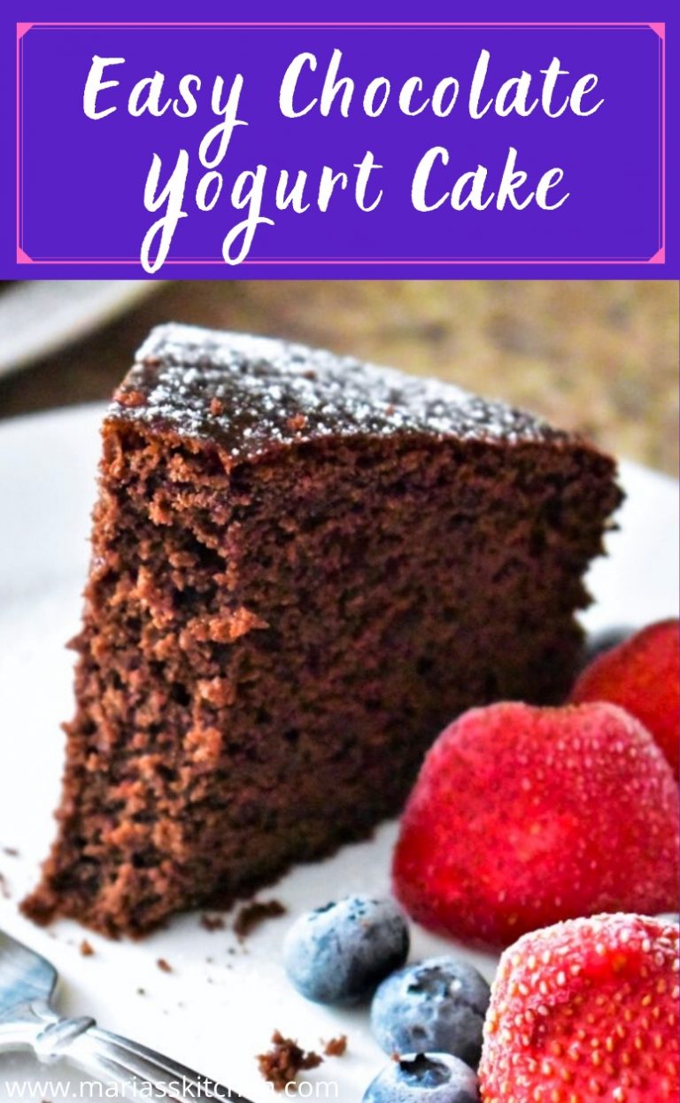 Easy Chocolate Yogurt Cake Maria's Kitchen