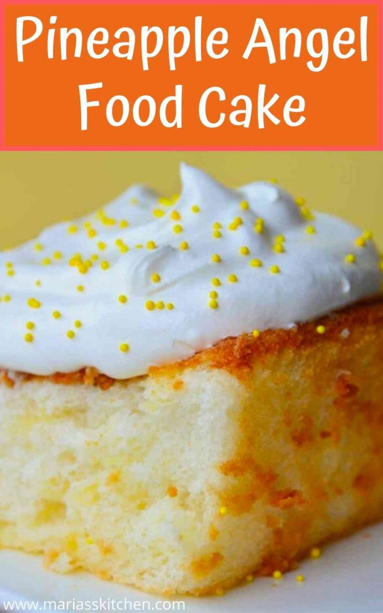 Easy Pineapple Angel Food Cake Maria's Kitchen