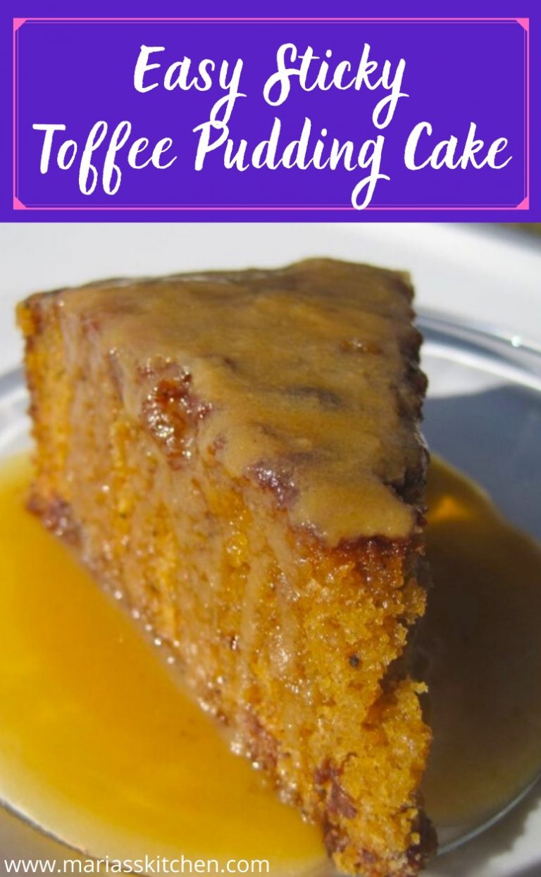 Easy Sticky Toffee Pudding Cake Maria's Kitchen