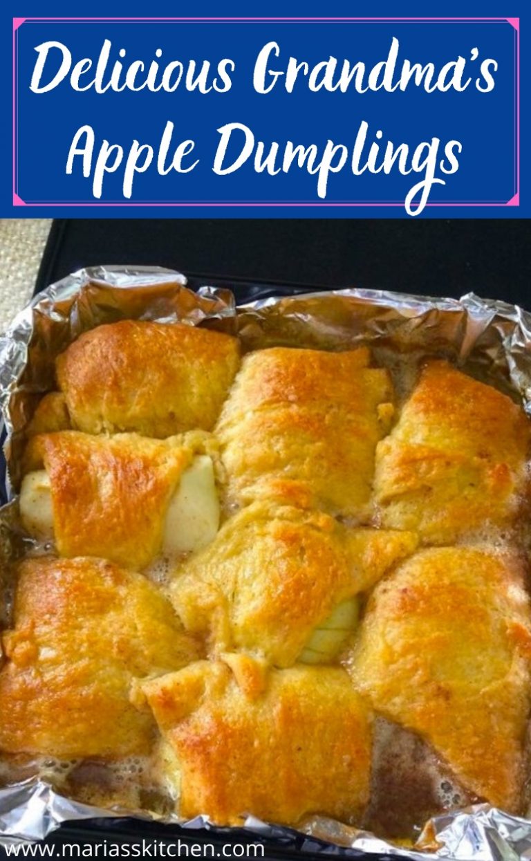 Simple and Delicious Grandma's Apple Dumplings - Maria's Kitchen