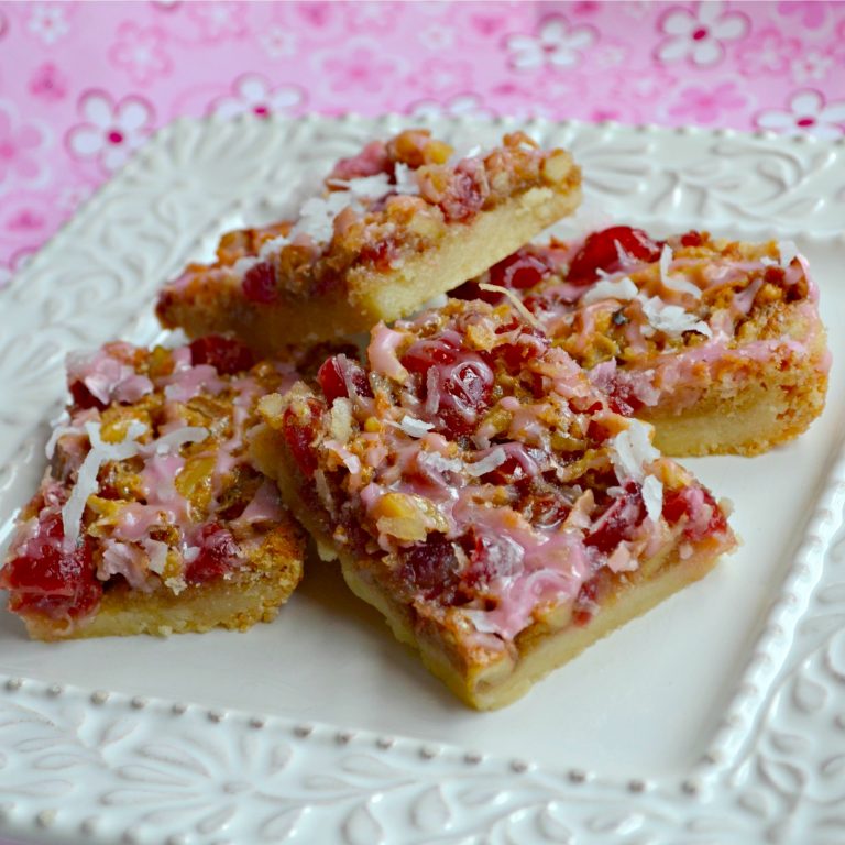 Easy Cherry Walnut Bars Maria's Kitchen