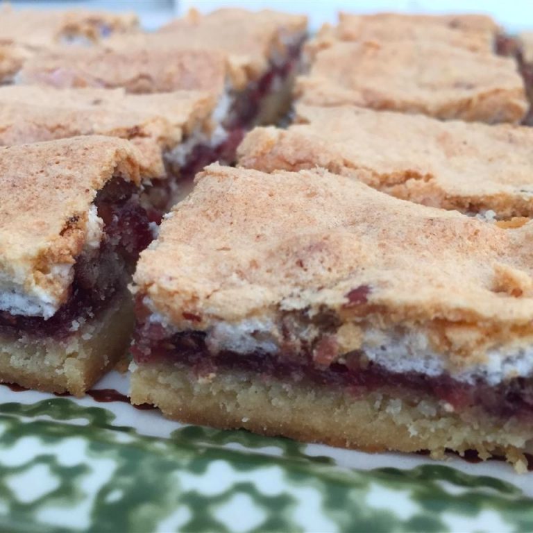 Easy Raspberry Meringue Bars Maria's Kitchen