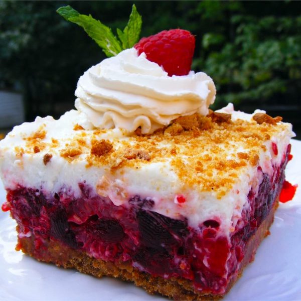 Easy and Refreshing Raspberry Icebox Cake - Maria's Kitchen