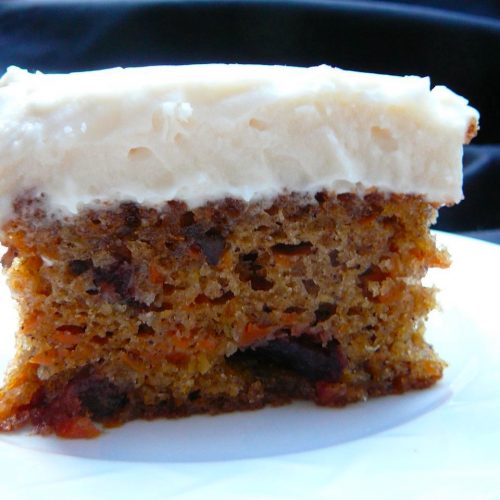 Moist and Delicious Cranberry Carrot Cake - Maria&amp;#39;s Kitchen