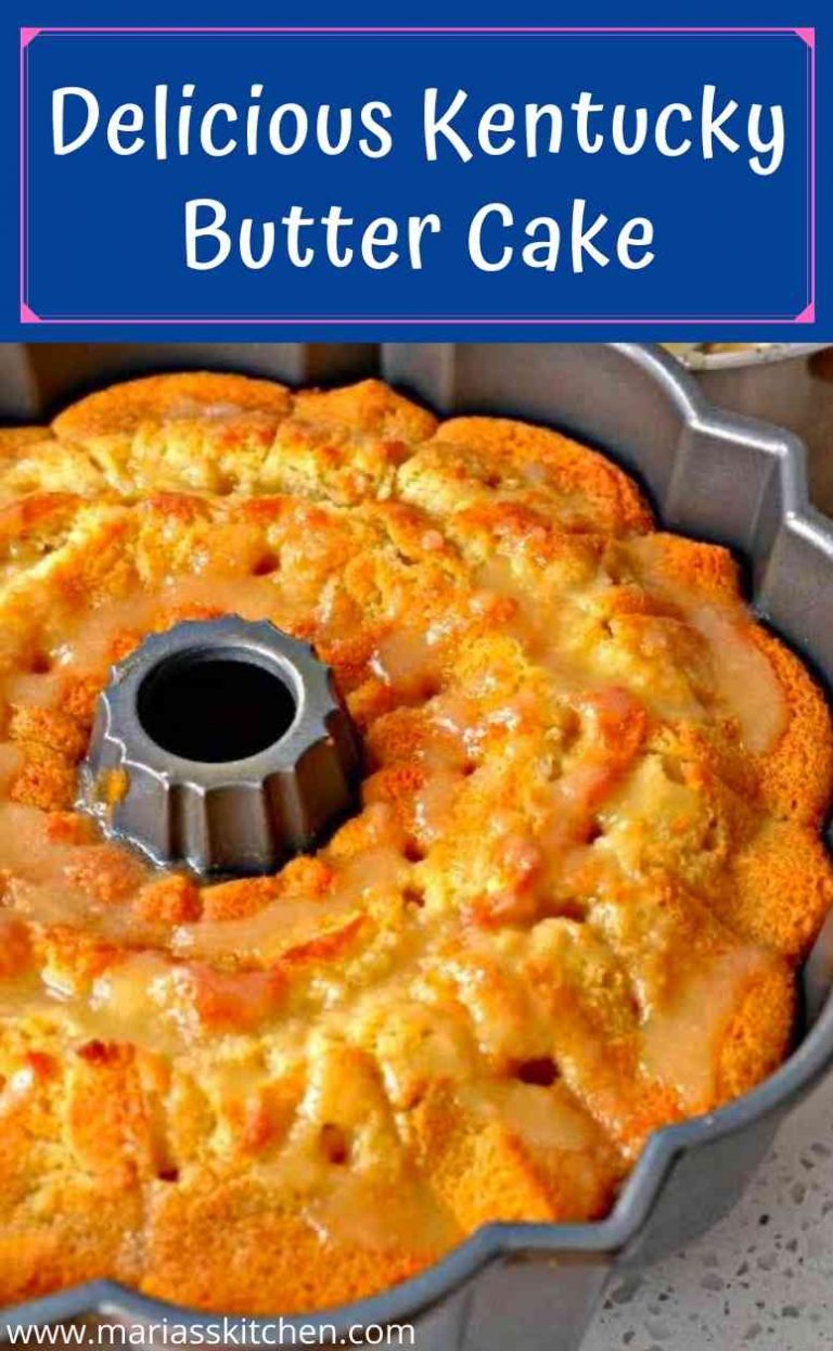 Delicious Kentucky Butter Cake Maria's Kitchen