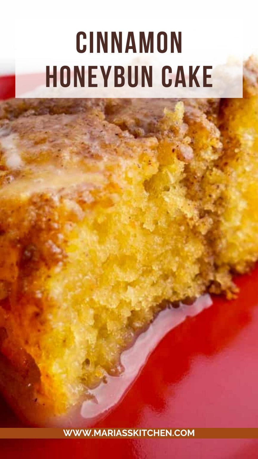 Delicious Cinnamon Honeybun Cake Maria's Kitchen