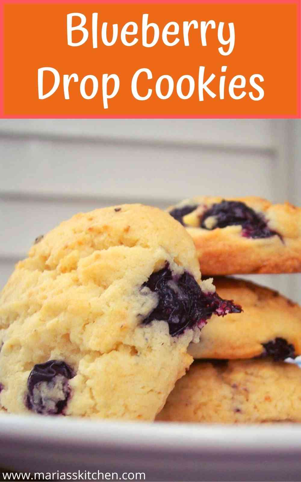 Delicious Blueberry Drop Cookies - Maria's Kitchen