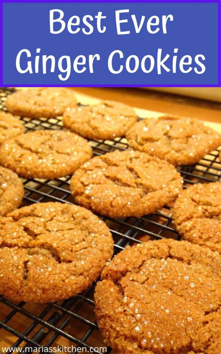 Best Ever Ginger Cookies Maria's Kitchen