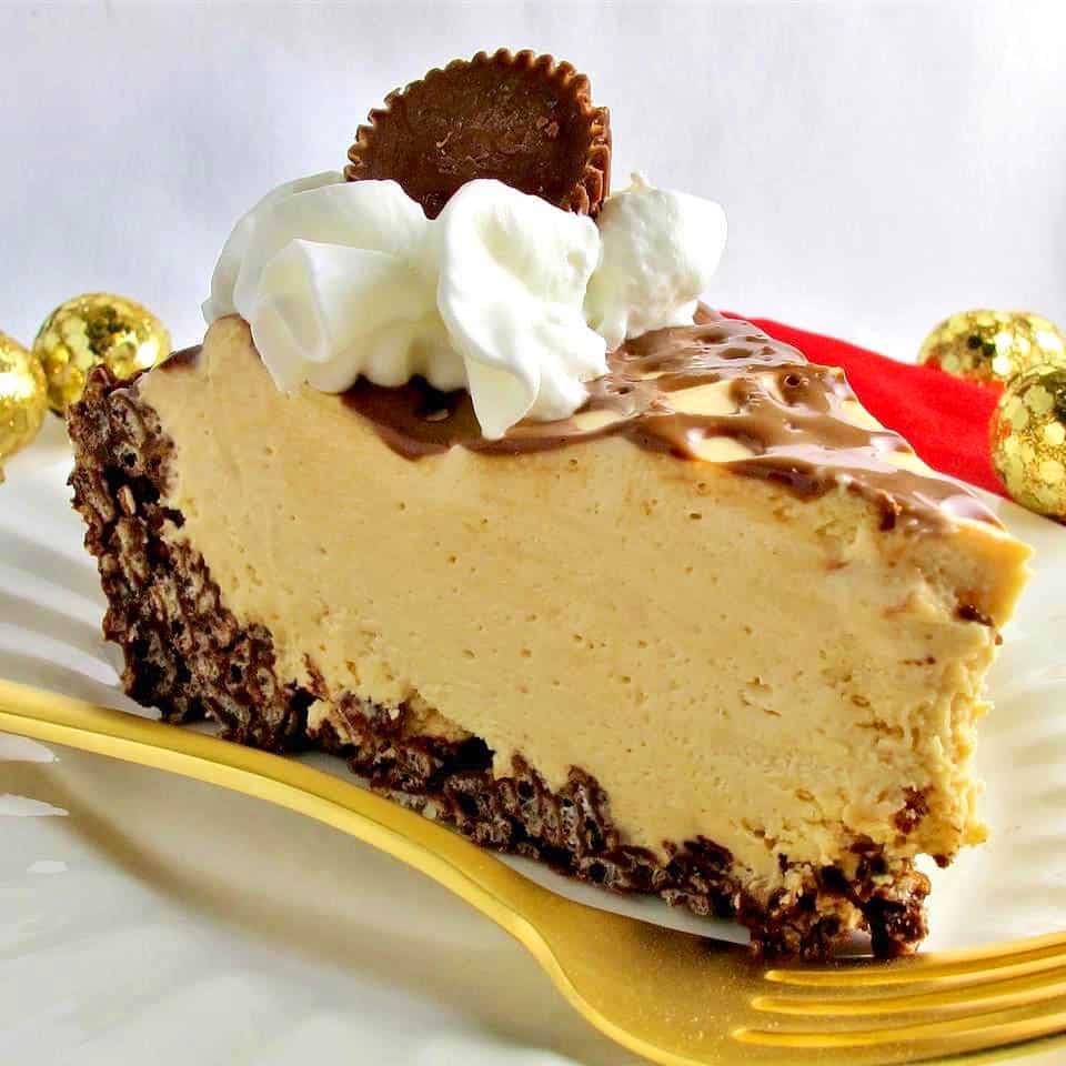 Creamy &amp; Delicious Frozen Peanut Butter Cheesecake - Maria&amp;#39;s Kitchen