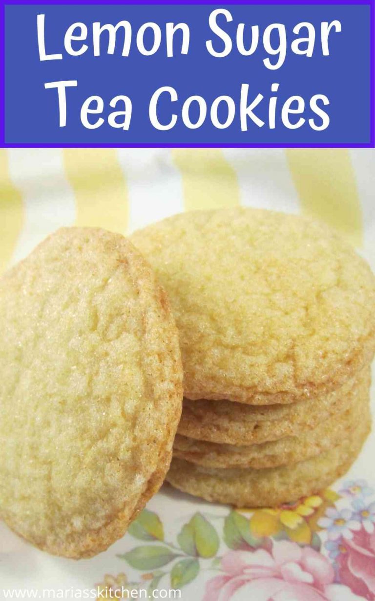 Delicious Lemon Sugar Tea Cookies Maria's Kitchen