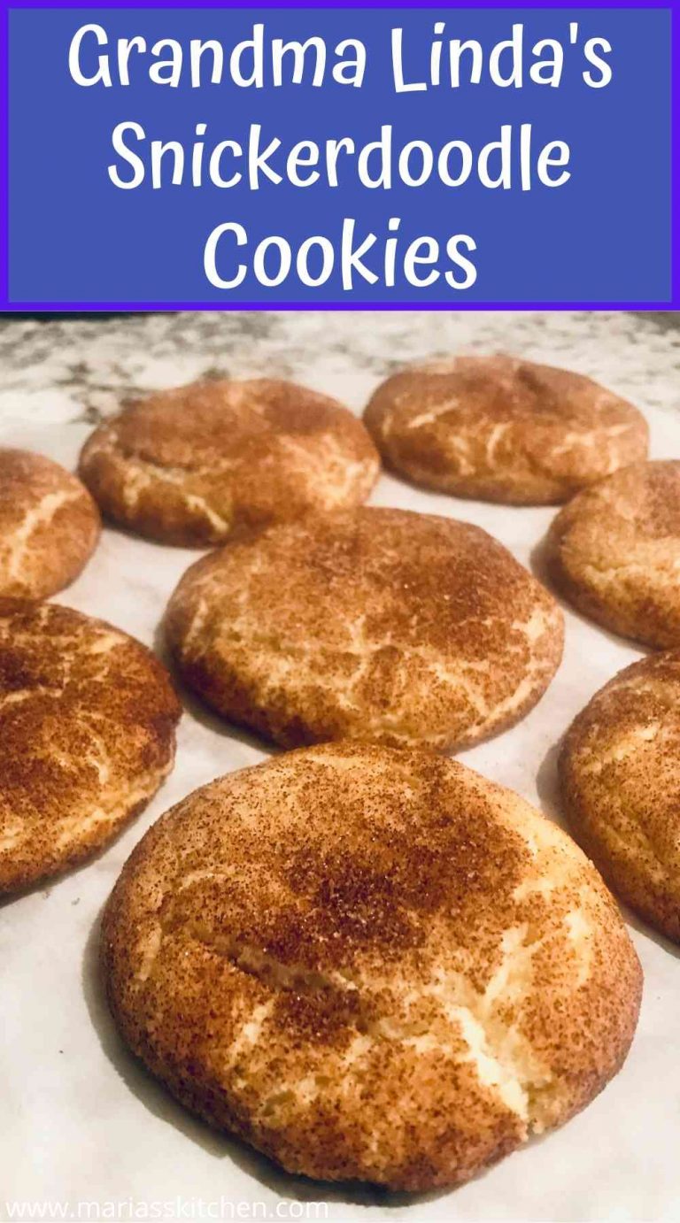 Grandma Linda's Snickerdoodle Cookies Maria's Kitchen