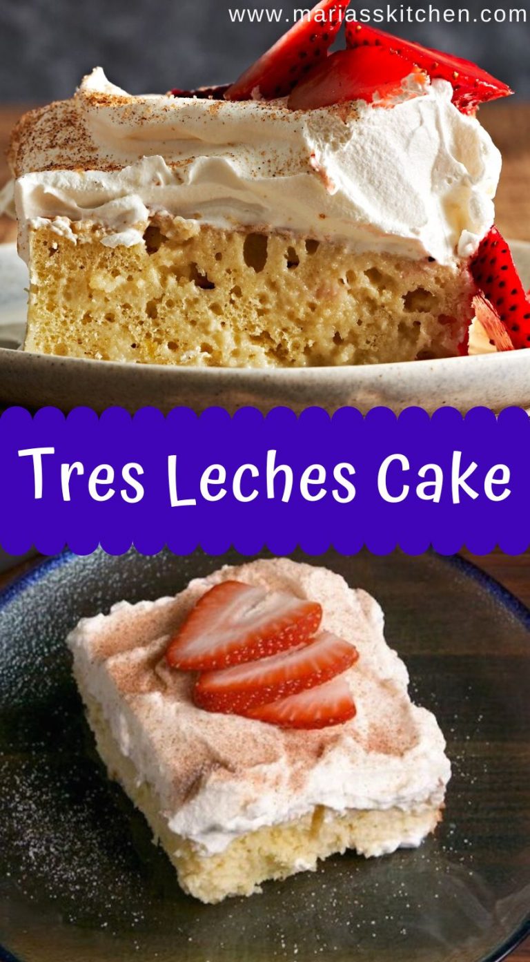 Delicious Tres Leches Cake Maria's Kitchen