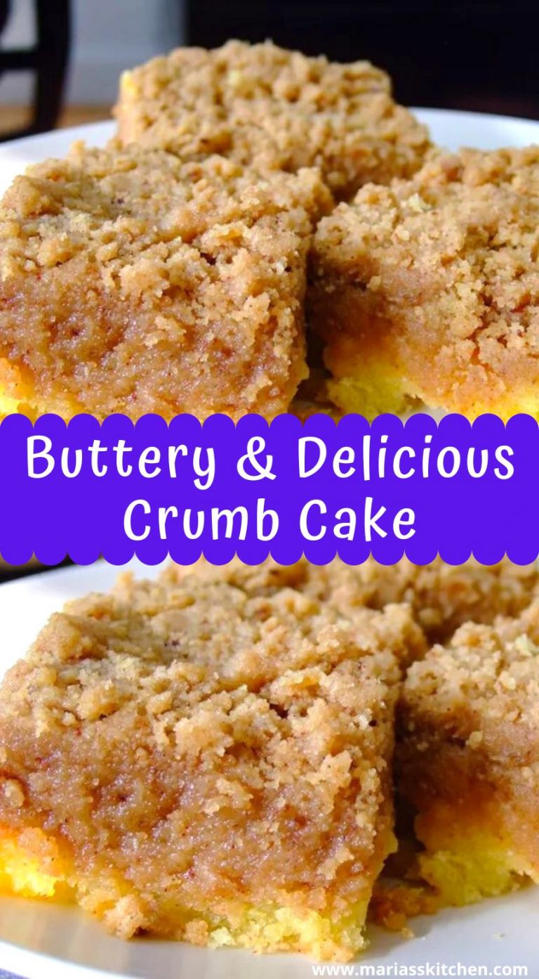 Buttery & Delicious Crumb Cake Maria's Kitchen