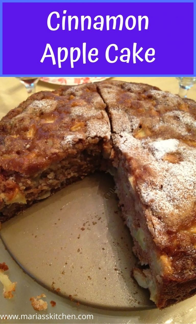 Delicious Cinnamon Apple Cake Maria's Kitchen