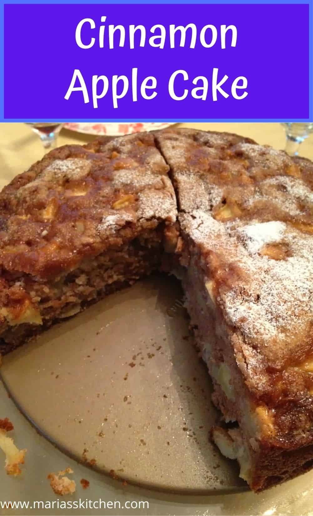 Delicious Cinnamon Apple Cake