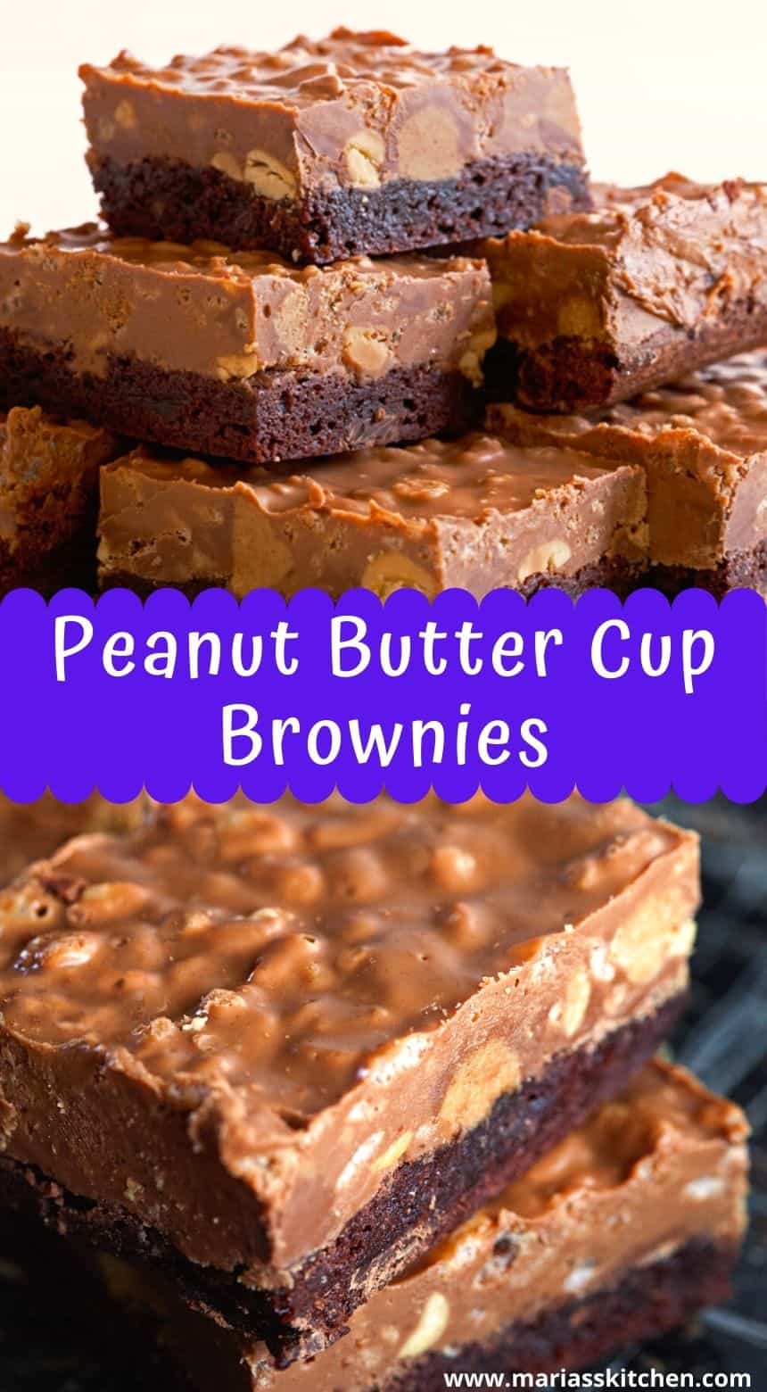 Peanut Butter Cup Brownies