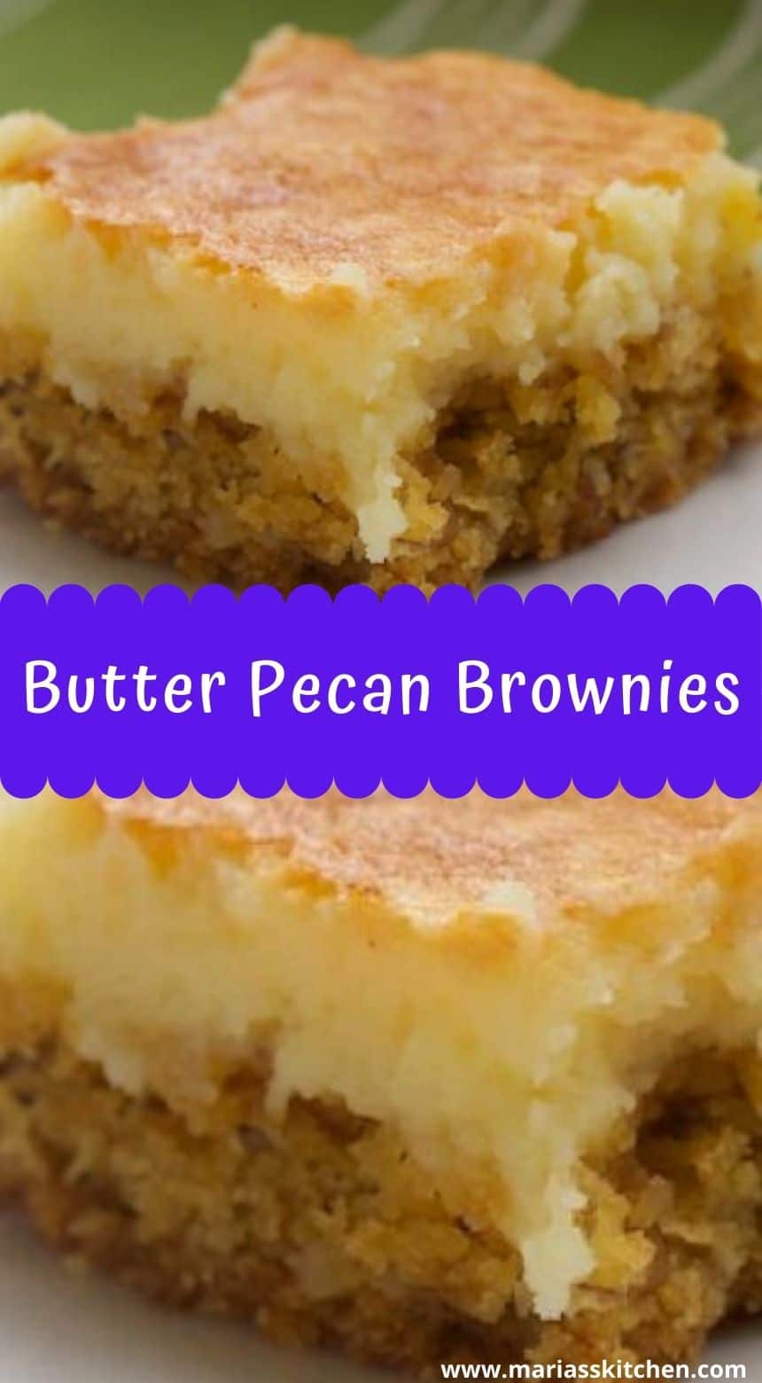 Recipe for Butter Pecan Brownies