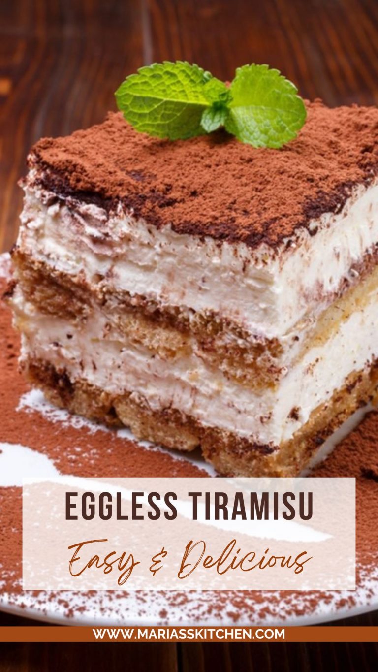 Easy and Delicious Eggless Tiramisu - Maria's Kitchen