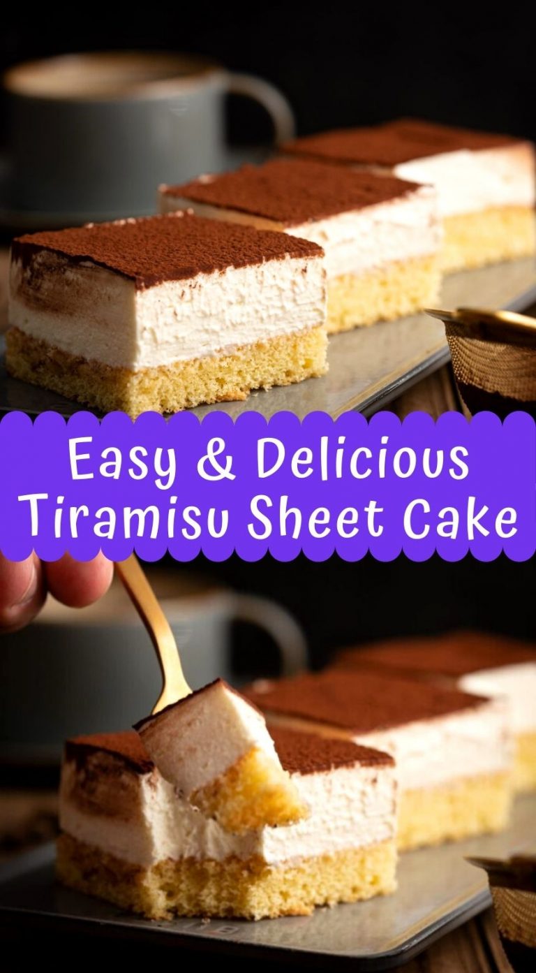 Easy and Delicious Tiramisu Sheet Cake - Maria's Kitchen