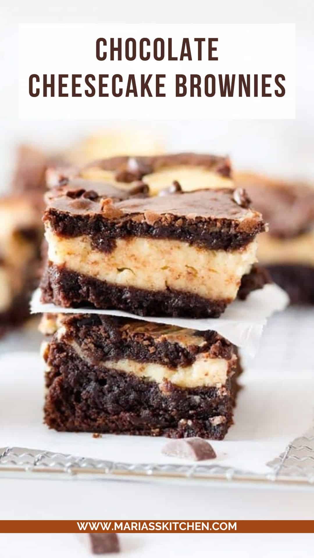 Chocolate Cheesecake Brownies