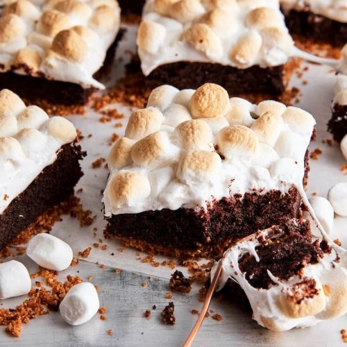 Easy S'mores Brownies from Scratch