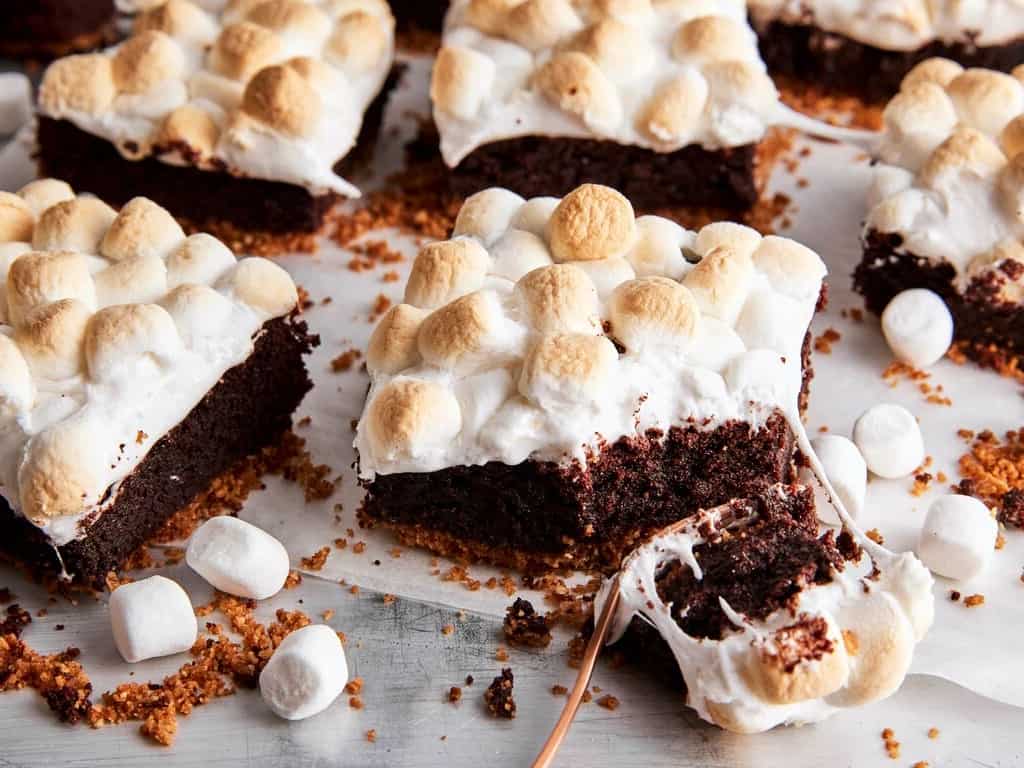 Easy S'mores Brownies from Scratch