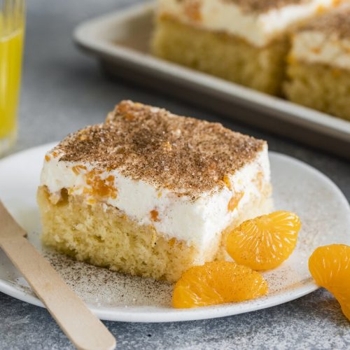 Fanta cake with Tangerine Sour Cream