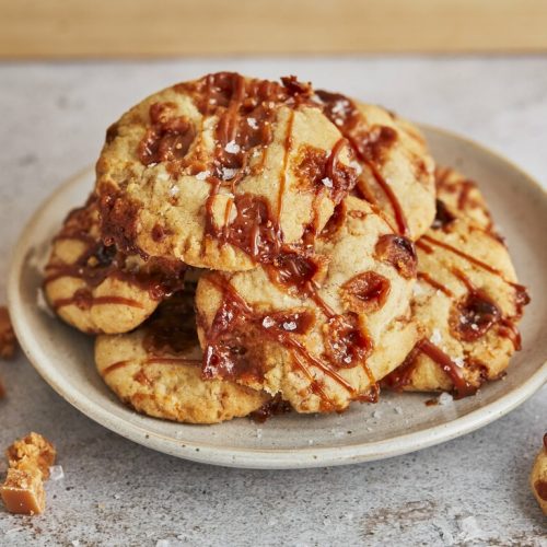 Salted Caramel Cookies without Chocolate