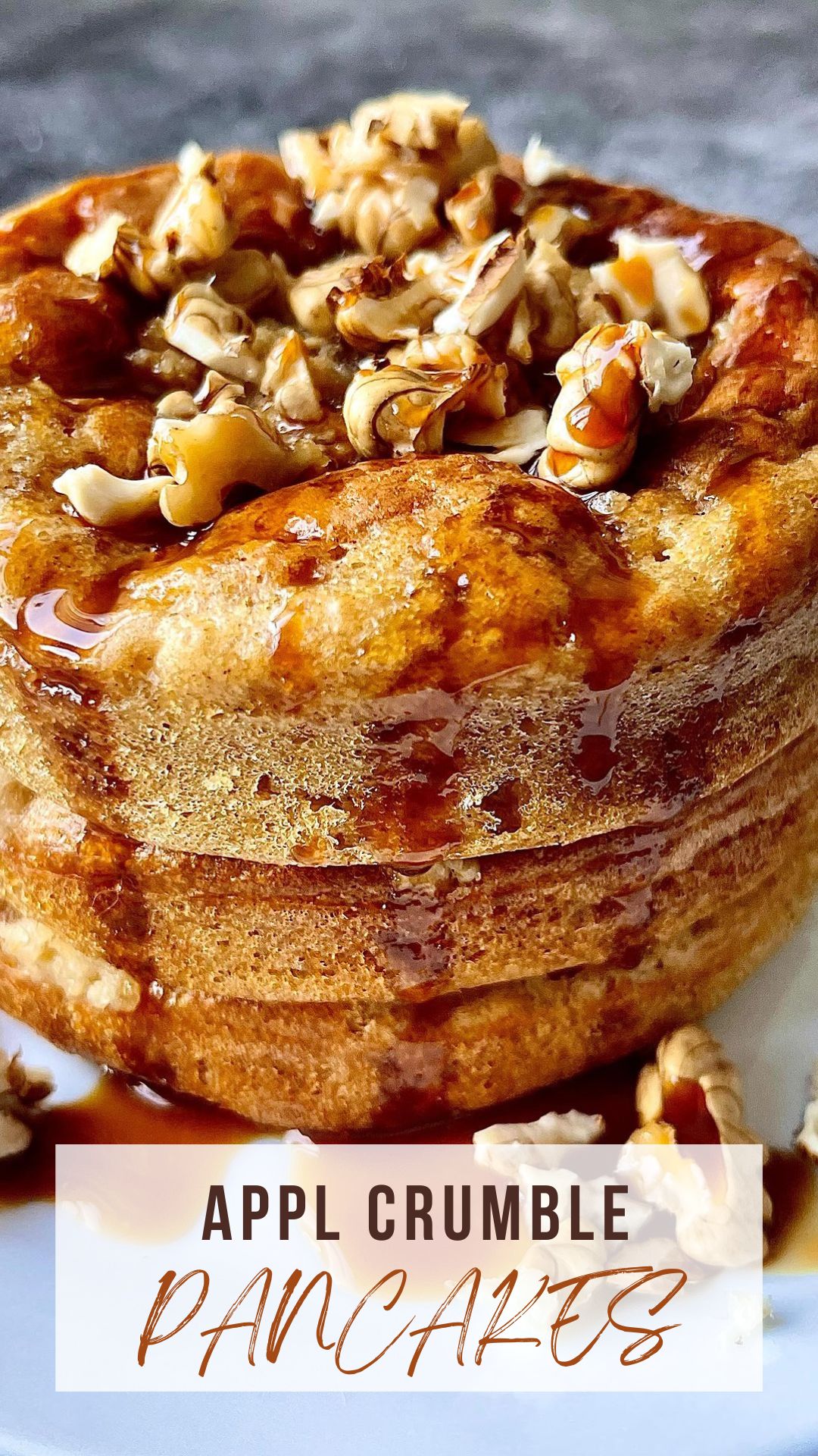 Delicious Apple Crumble Pancakes