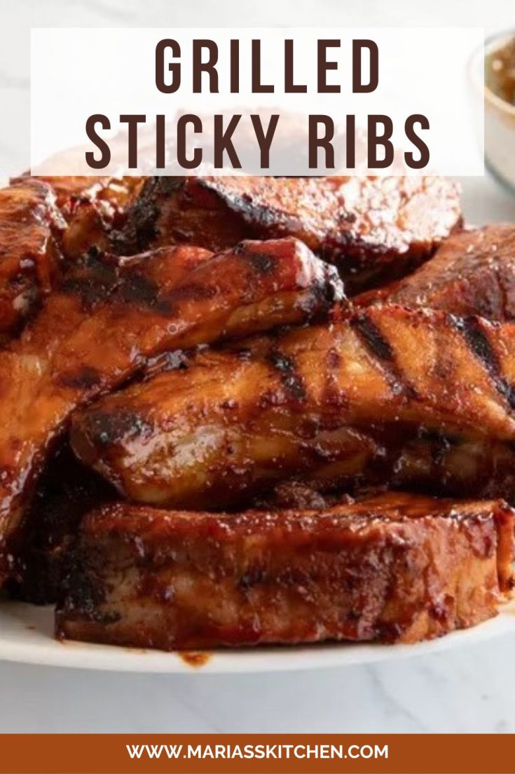 Delicious Grilled Sticky Ribs