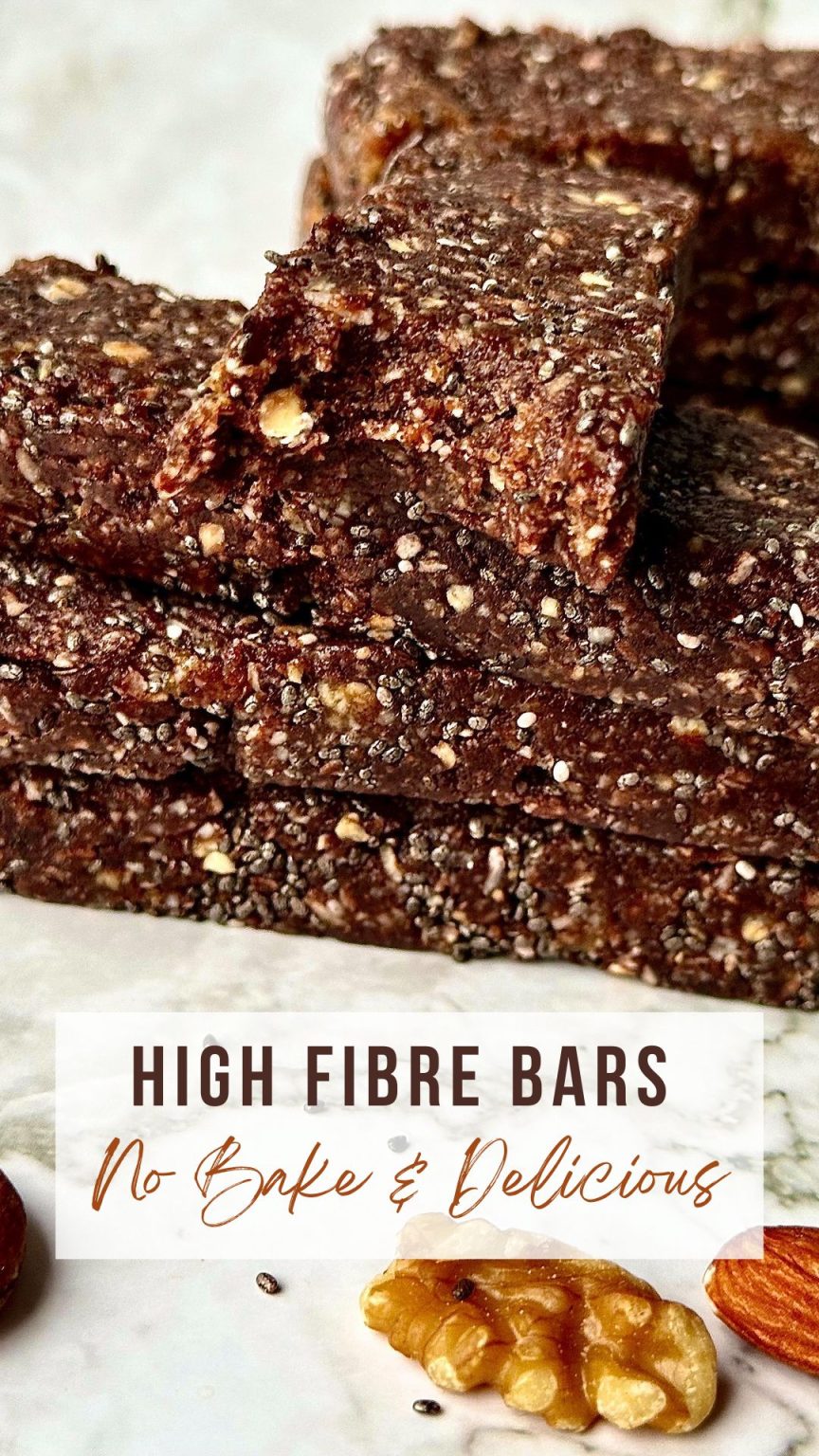 No Bake High Fibre Bars Maria's Kitchen