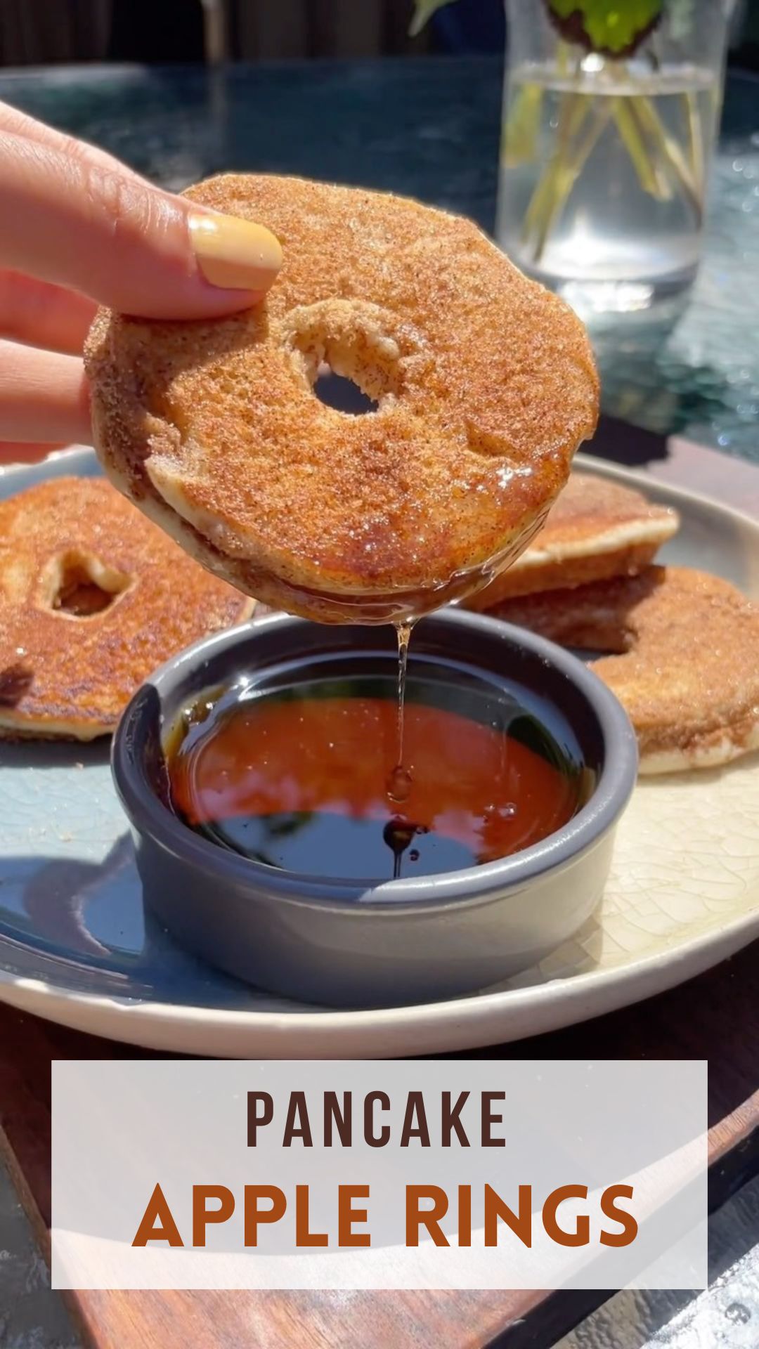 Pancake Apple Rings - Maria's Kitchen