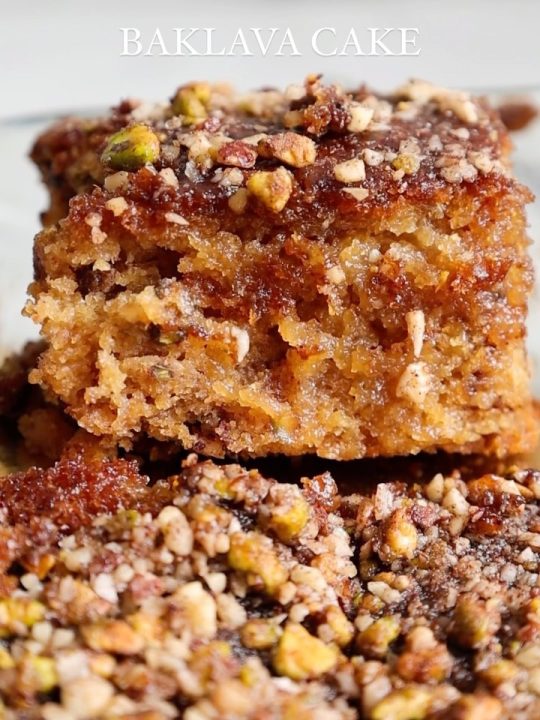 Baklava Cake - Maria's Kitchen