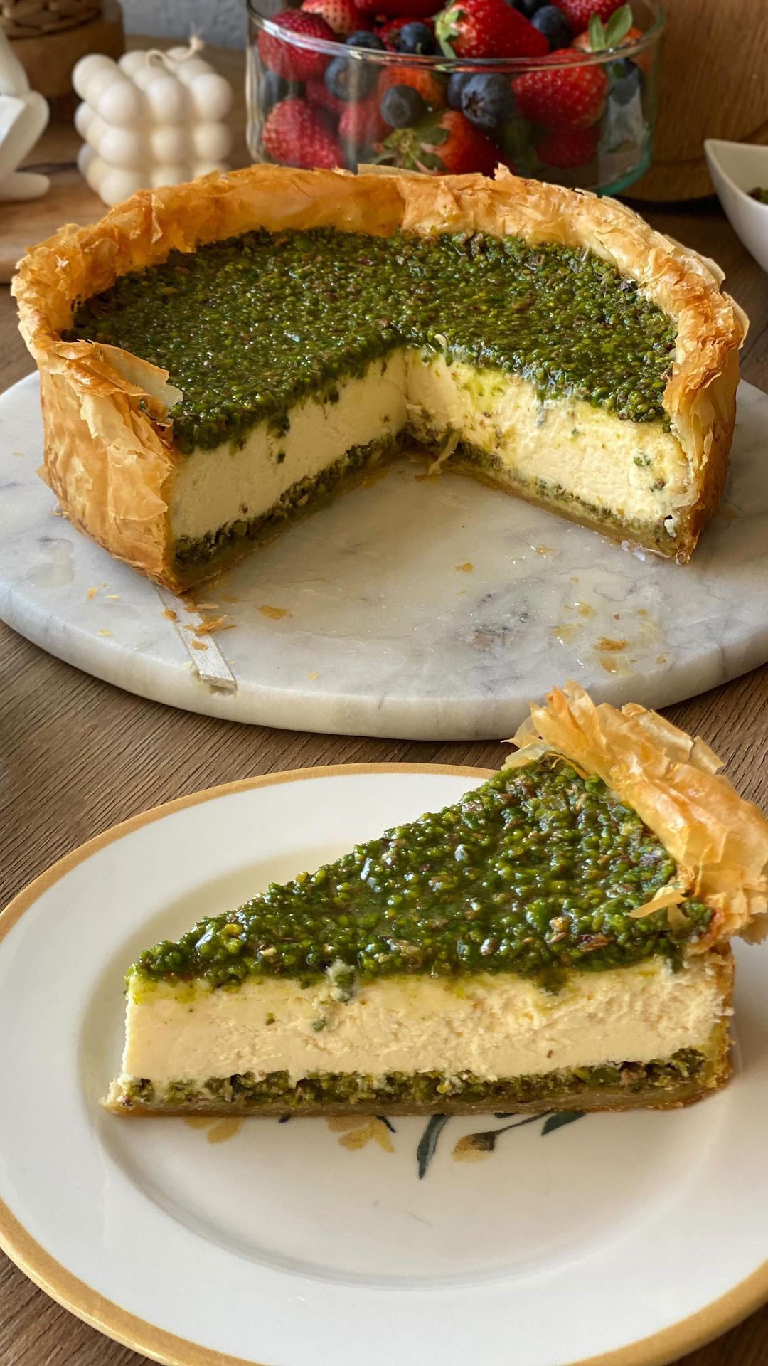 Baklava Cheesecake Delight