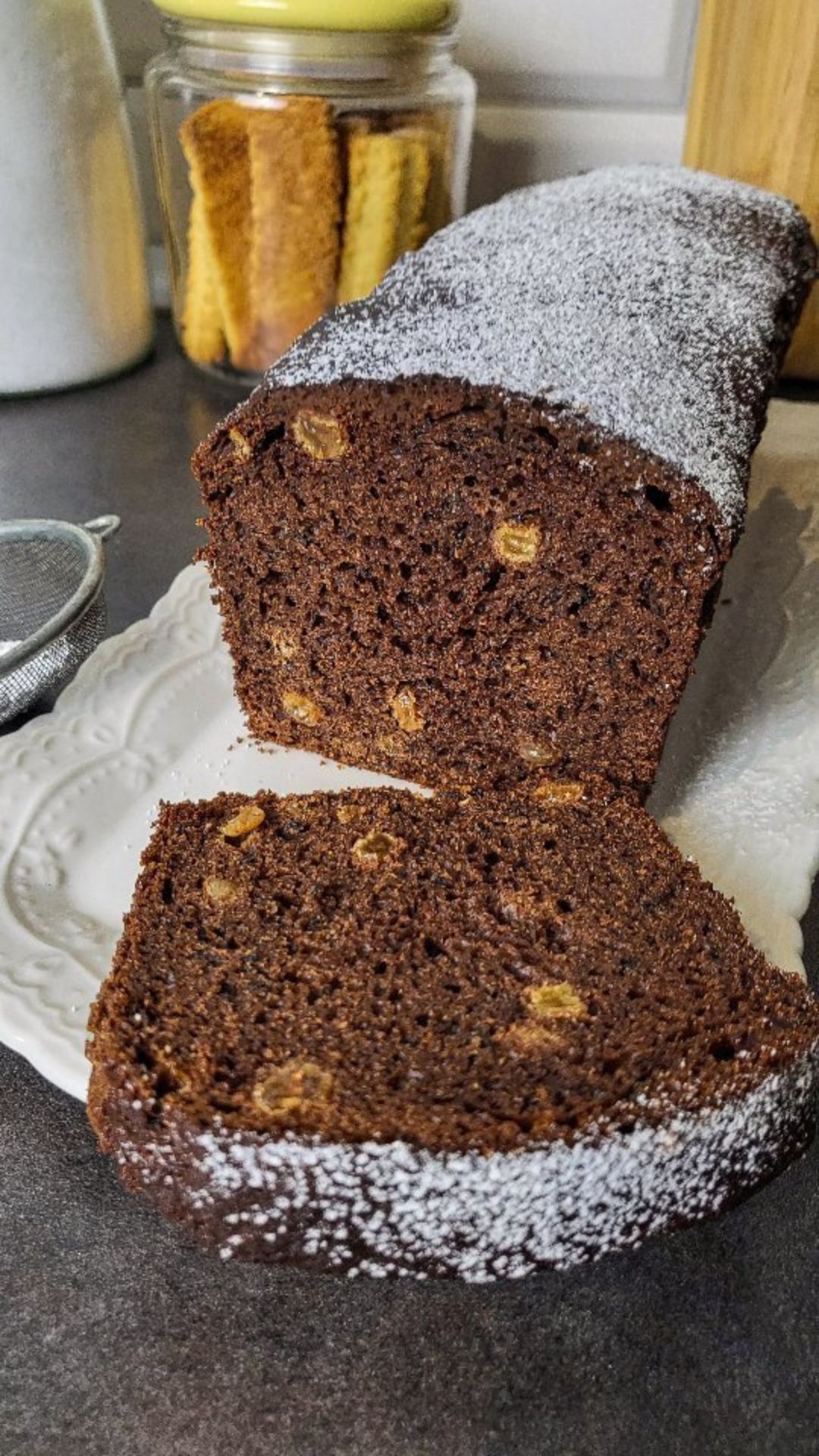 Spiced Walnut Chocolate Loaf Cake