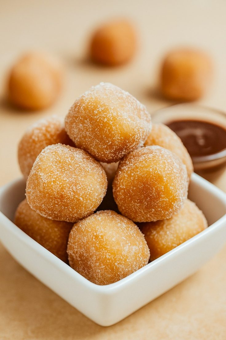 Easy Air Fry Churro Bites - Quick Dessert Food for a Crowd