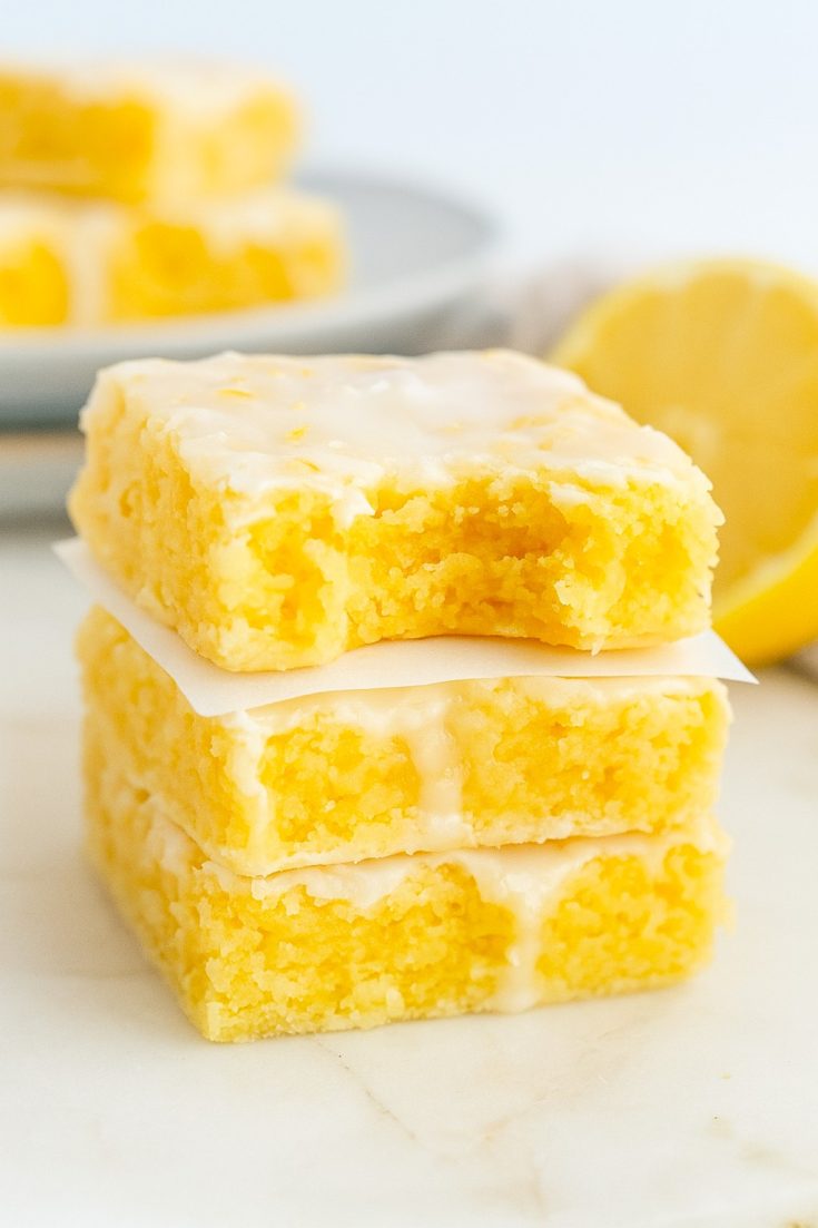 Easy Lemon Brownies – Perfect Cake Mix Yellow Dessert