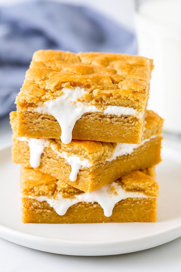 Fluffernutter Bars – A Fun & Easy Family Friendly Dessert!