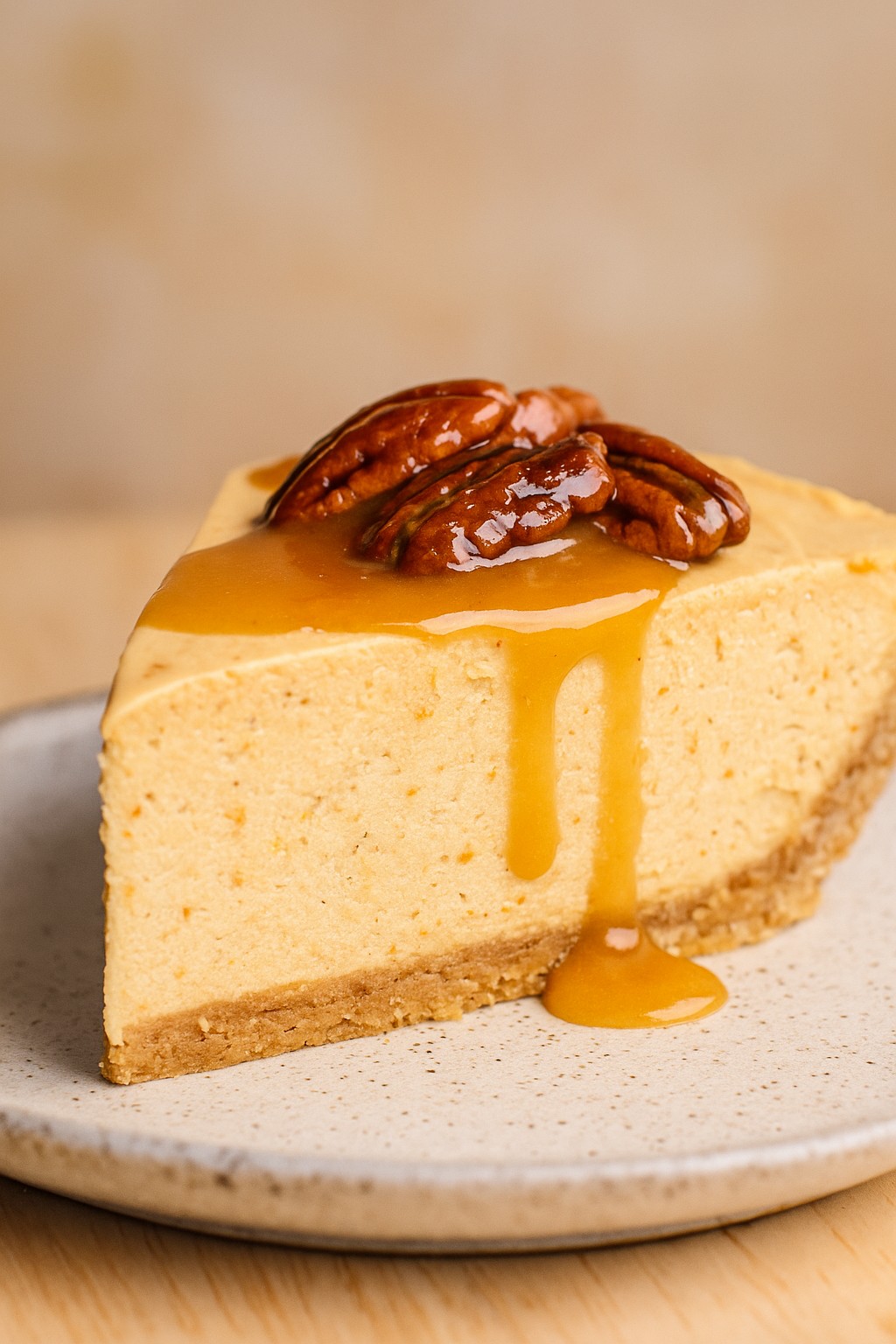 Maple Pumpkin Cheesecake - Perfect for Fall or Mother’s Day Desserts