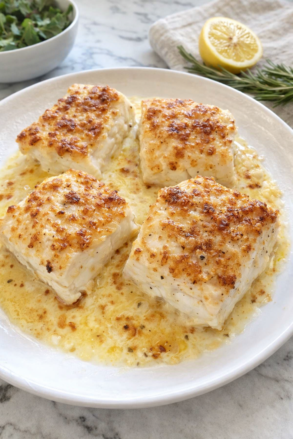 Easy Baked Halibut with Garlic Parmesan – Simple Halibut Recipes for Dinner