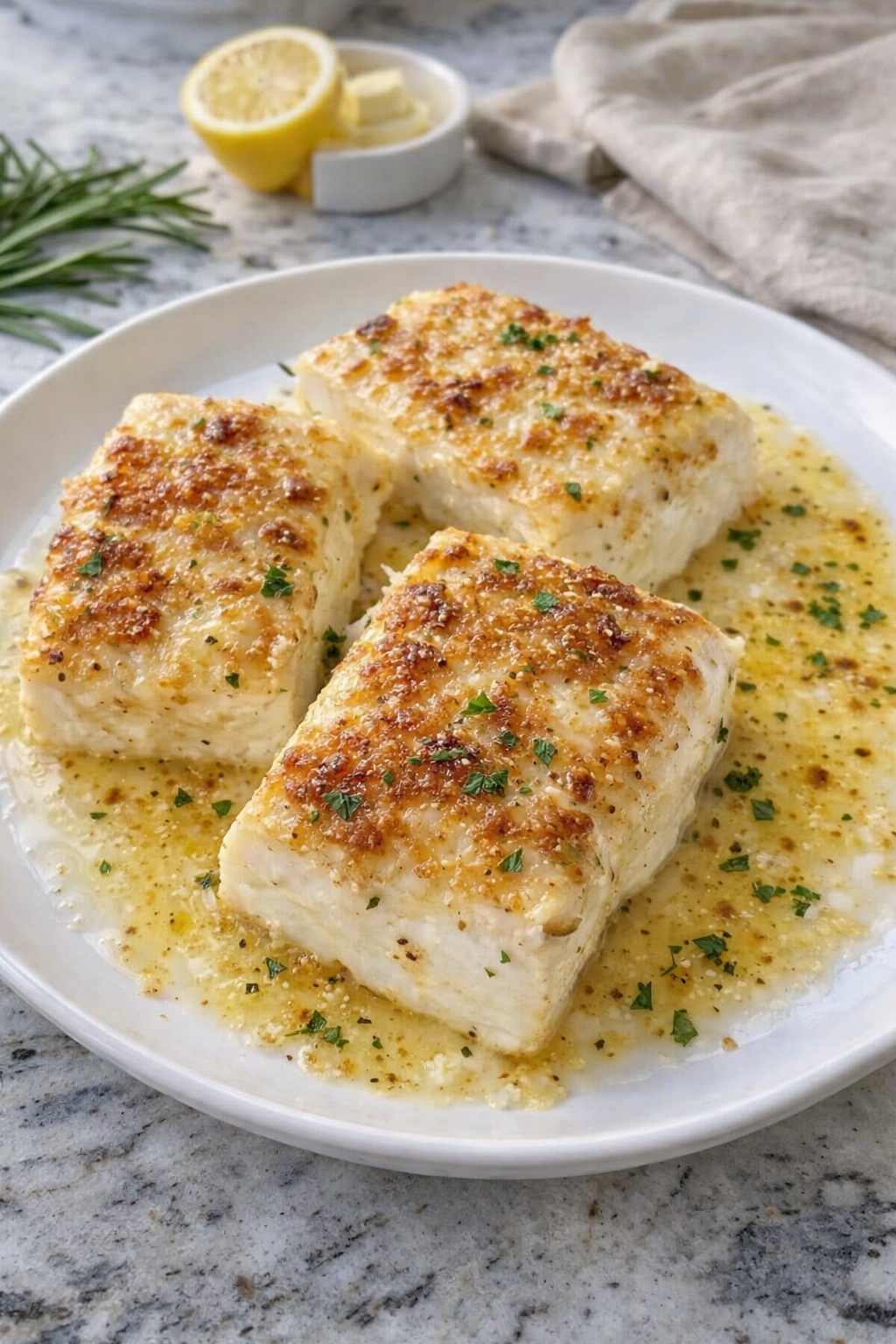 Easy Baked Halibut with Garlic Parmesan – Simple Halibut Recipes for Dinner