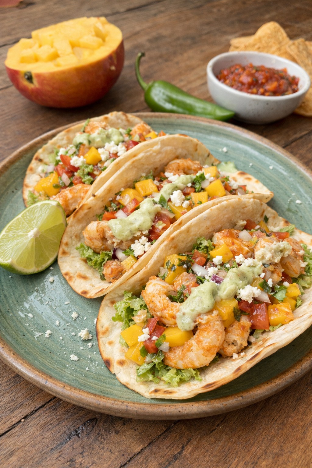Shrimp Mango Tacos for Cinco De Mayo Party Ideas & Easy Mexican Appetizers
