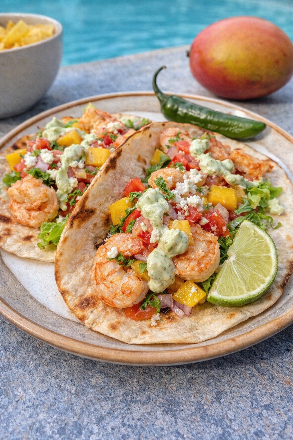 Shrimp Mango Tacos for Cinco De Mayo Party Ideas & Easy Mexican Appetizers